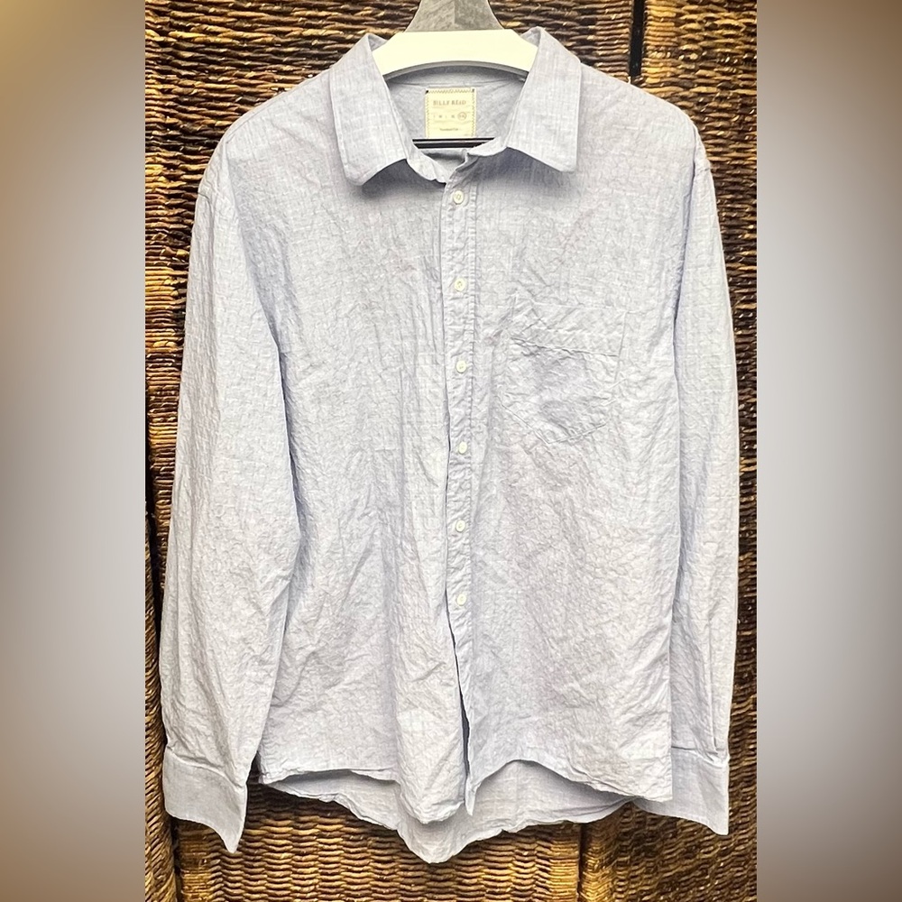 Billy Reid- Light Blue, Button Down Shirt, XXL